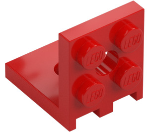 LEGO Red Bracket 2 x 2 - 2 x 2 Up (3956 / 35262)