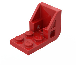 LEGO rouge Support 2 x 3 - 2 x 2 (4598)