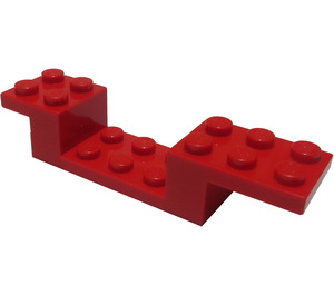 LEGO Rosso Staffa 8 x 2 x 1.3 (4732)