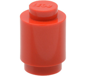 LEGO Red Brick 1 x 1 Round with Solid Stud