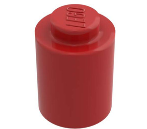 LEGO Red Brick 1 x 1 Round with Solid Stud without Bottom Lip
