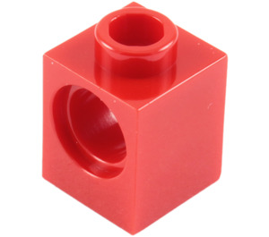 LEGO Rood Steen 1 x 1 met Gat (6541)