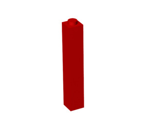 LEGO rouge Brique 1 x 1 x 5 avec un tenon plein (2453)
