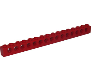 LEGO Red Brick 1 x 16 with Holes (3703)