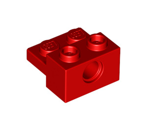 LEGO rot Backstein 1 x 2 mit Loch und 1 x 2 Platte (73109)