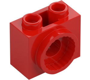 LEGO Red Brick 1 x 2 x 1.3 with Rotation Joint Socket (80431)