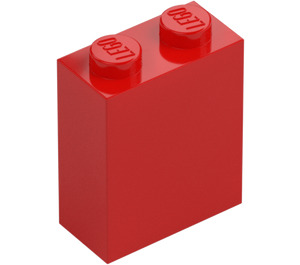 LEGO Röd Kloss 1 x 2 x 2 med inre axelhållare (3245)