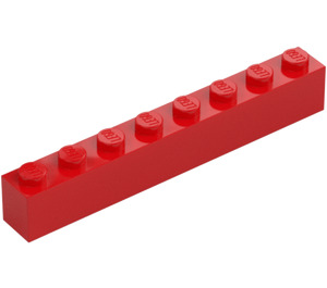 LEGO Rød Kloss 1 x 8 (3008)