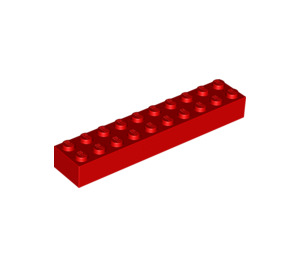 LEGO Rood Steen 2 x 10 (3006 / 92538)