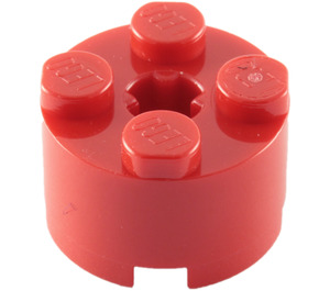 LEGO Rood Steen 2 x 2 Ronde (3941 / 6143)