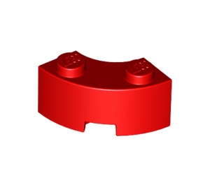 LEGO Red Brick 2 x 2 Round Corner with Stud Notch and Reinforced Underside (85080)