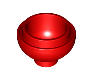 LEGO Red Brick 2 x 2 Round Dome Inverted (15395)