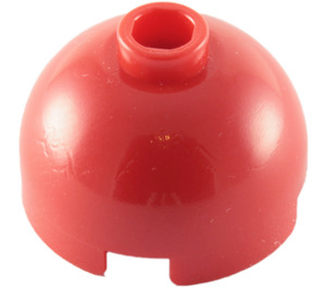 LEGO Red Brick 2 x 2 Round with Dome Top (Safety Stud, Axle Holder) (3262 / 30367)