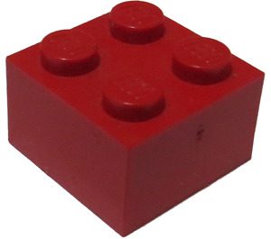 LEGO Czerwony Cegła 2 x 2 bez podpór krzyżowych (3003)