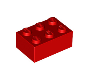 LEGO Rood Steen 2 x 3 (3002)