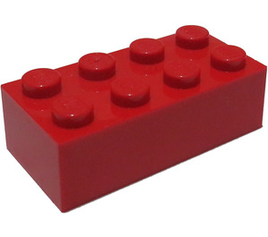 LEGO Red Brick 2 x 4 (Earlier, without Cross Supports) (3001)