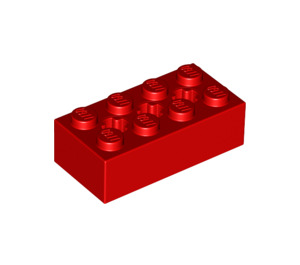 LEGO Red Brick 2 x 4 with Axle Holes (39789)