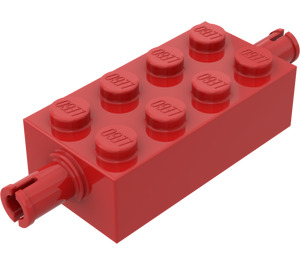 LEGO Rot Stein 2 x 4 mit Pins (6249 / 65155)