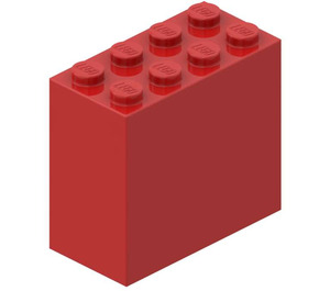 LEGO Rood Steen 2 x 4 x 3 (30144)