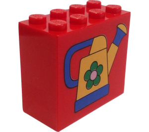 LEGO Rojo Ladrillo 2 x 4 x 3 con Watering Can (30144)