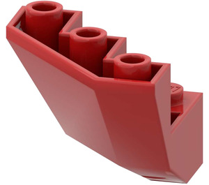 LEGO Red Brick 3 x 3 x 2 Facet Bottom (2464)