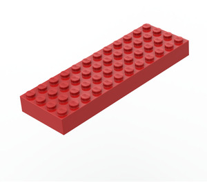 LEGO Rood Steen 4 x 12 (4202 / 60033)