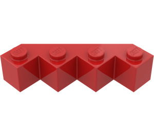 LEGO Red Brick 4 x 4 Facet (14413)