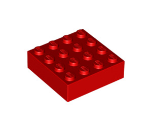 LEGO Rood Steen 4 x 4 met Magneet (49555)