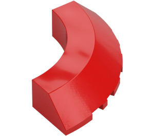 LEGO Rojo Ladrillo 5 x 5 Circular Esquina (3374 / 76795)