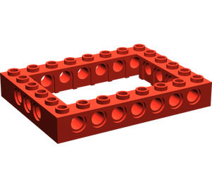LEGO Rood Steen 6 x 8 met Open Midden 4 x 6 (1680 / 32532)