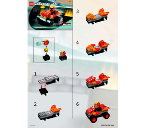 LEGO Red Bullet Set 4582 Instructions