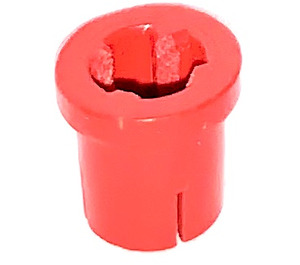 LEGO Red Bushing with Flange and Axlehole
