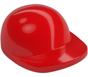 LEGO Rouge Casquette avec Court Incurvé Bill avec bec court courbé (86035)