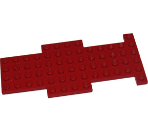 LEGO rouge Auto Base 6 x 13