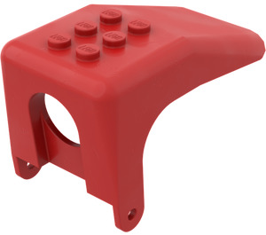 LEGO rouge Auto Roof Hinged Canopée (4468)