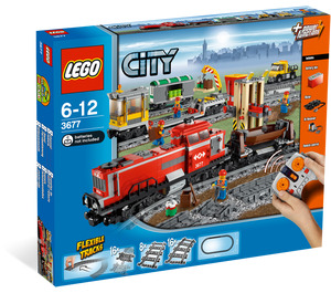 LEGO rot Cargo Zug 3677 Packaging