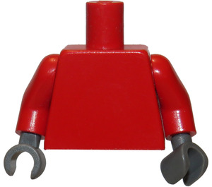 LEGO rouge Castle Minifig Torse (973)