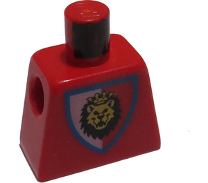 LEGO Rojo Castillo Torso sin brazos (973)