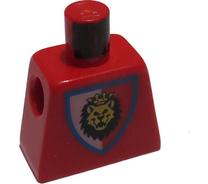 LEGO rouge Castle Torse sans bras (973)