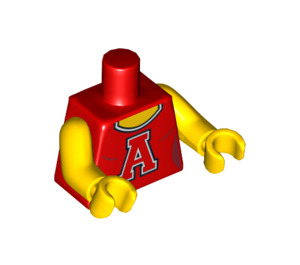 LEGO Red Cheerleader Torso (973 / 88585)