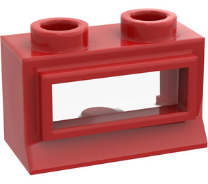 LEGO Rood Classic Venster 1 x 2 x 1