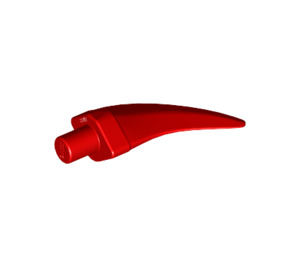 LEGO Red Claw with 0.5L Bar and 2L Curved Blade (87747 / 93788)