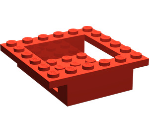 LEGO rouge Cockpit 6 x 6 (4597)