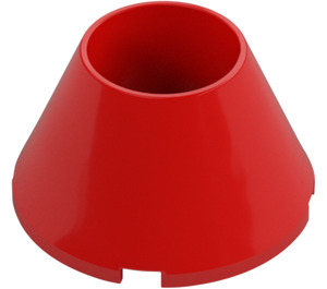 LEGO Red Cone 4 x 4 x 2 Hollow (4742)