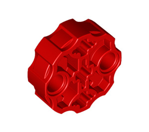 LEGO rouge Connecteur Rond avec Épingle et Essieu des trous (31511 / 98585)