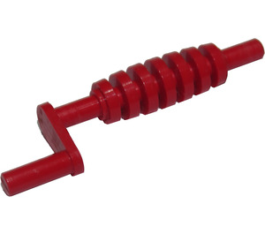 LEGO Red Conveyor Belt Axle with Crank