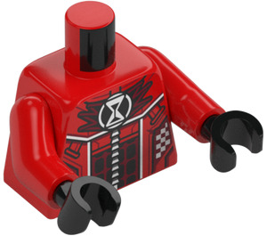 LEGO Red Cooper Minifig Torso (973 / 76382)