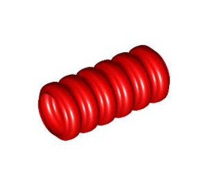 LEGO Red Corrugated Hose 1.6 cm (2 Studs) (55099 / 57713)