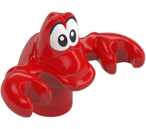 LEGO Rouge Crabe avec Gros Yeux avec Eyebrows (92020)