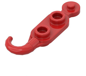 LEGO Red Crane Hook with 4 Studs (3136)